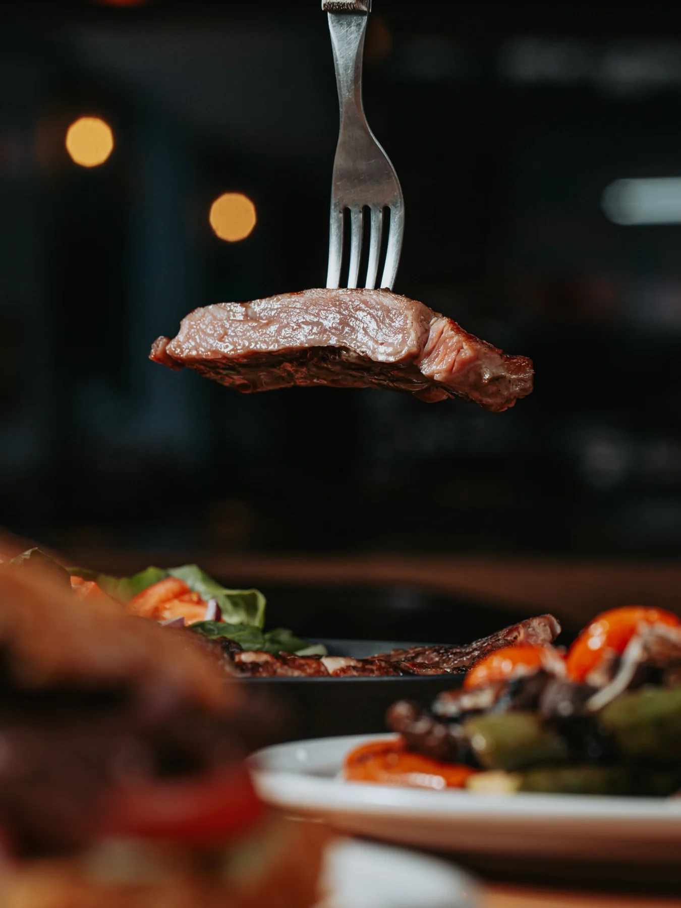 Bocado de carne a las brasas
